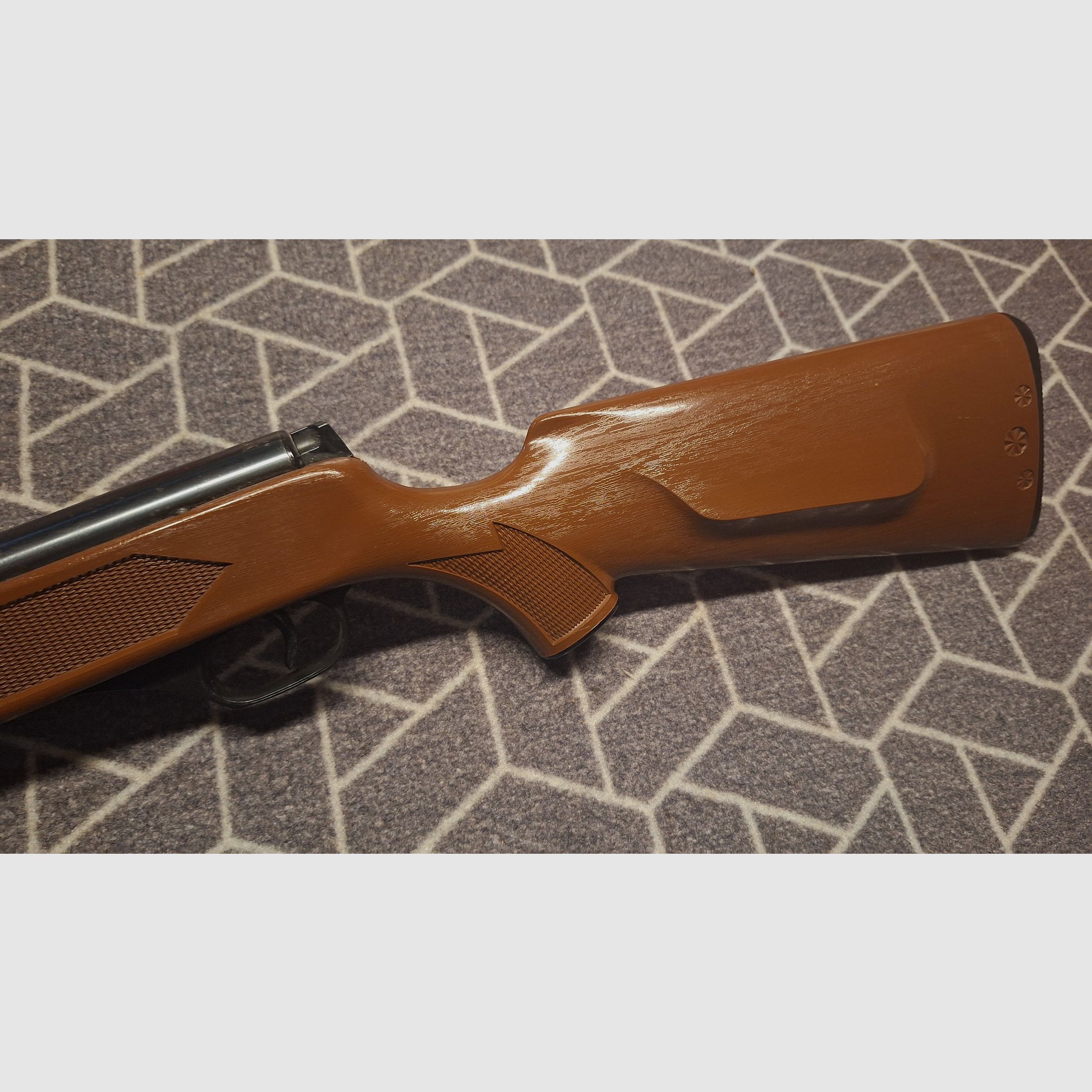Haenel 304 Scornater stock reddish brown grained! TOP CONDITION!