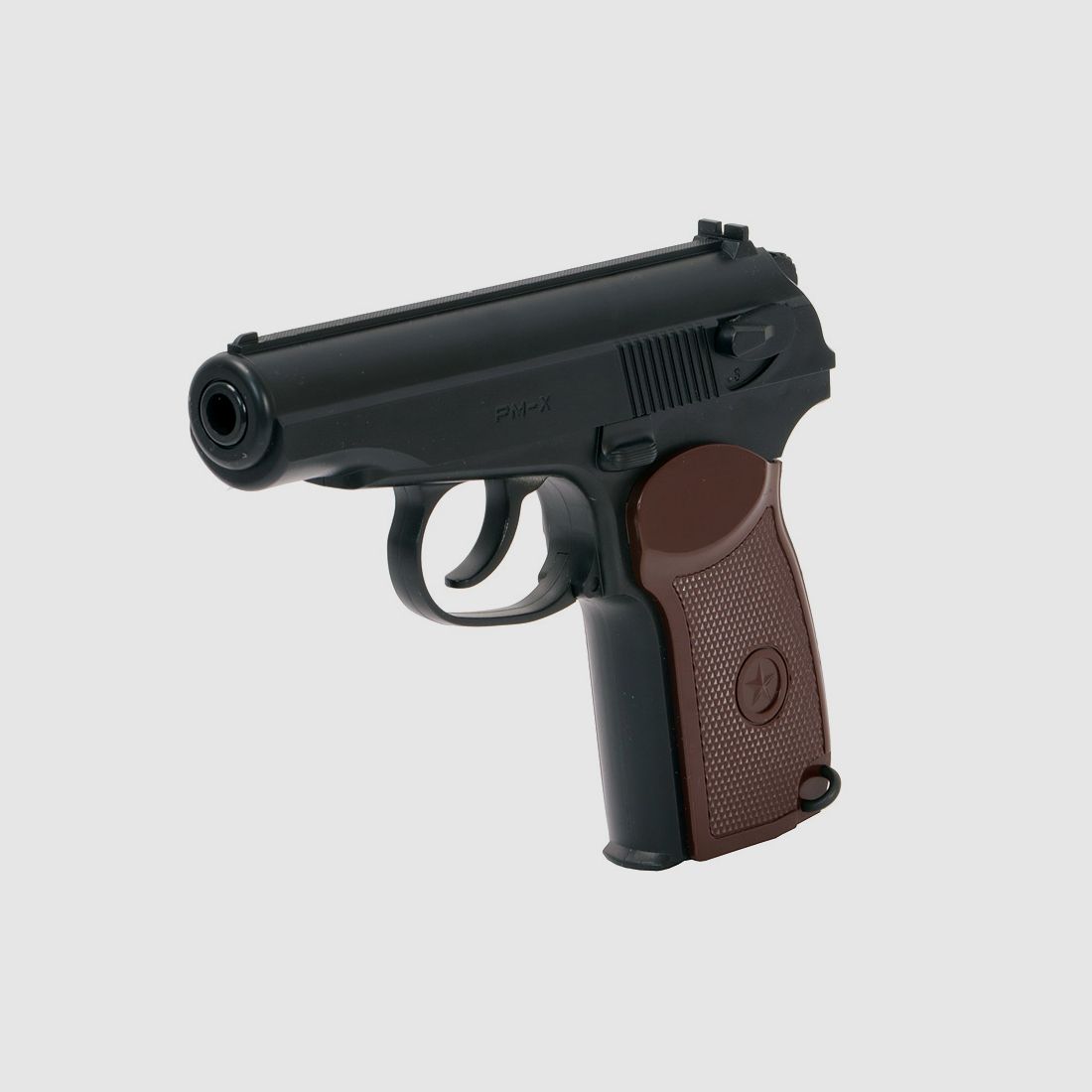 CO2 Pistole Borner PM-X schwarz Kaliber 4,5 mm BB (P18)