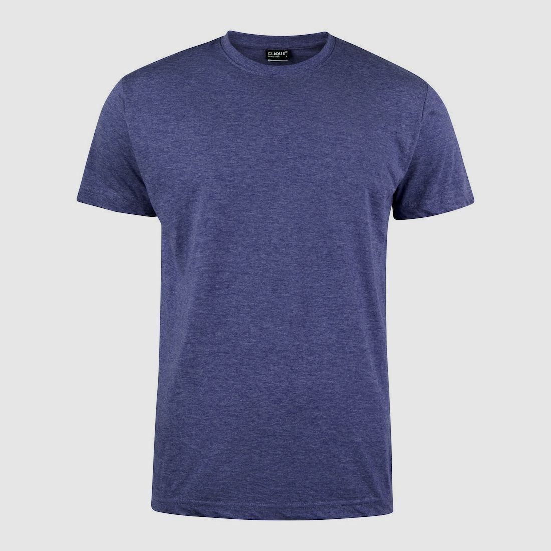 Clique T-Shirt Herren Marineblau Meliert - S