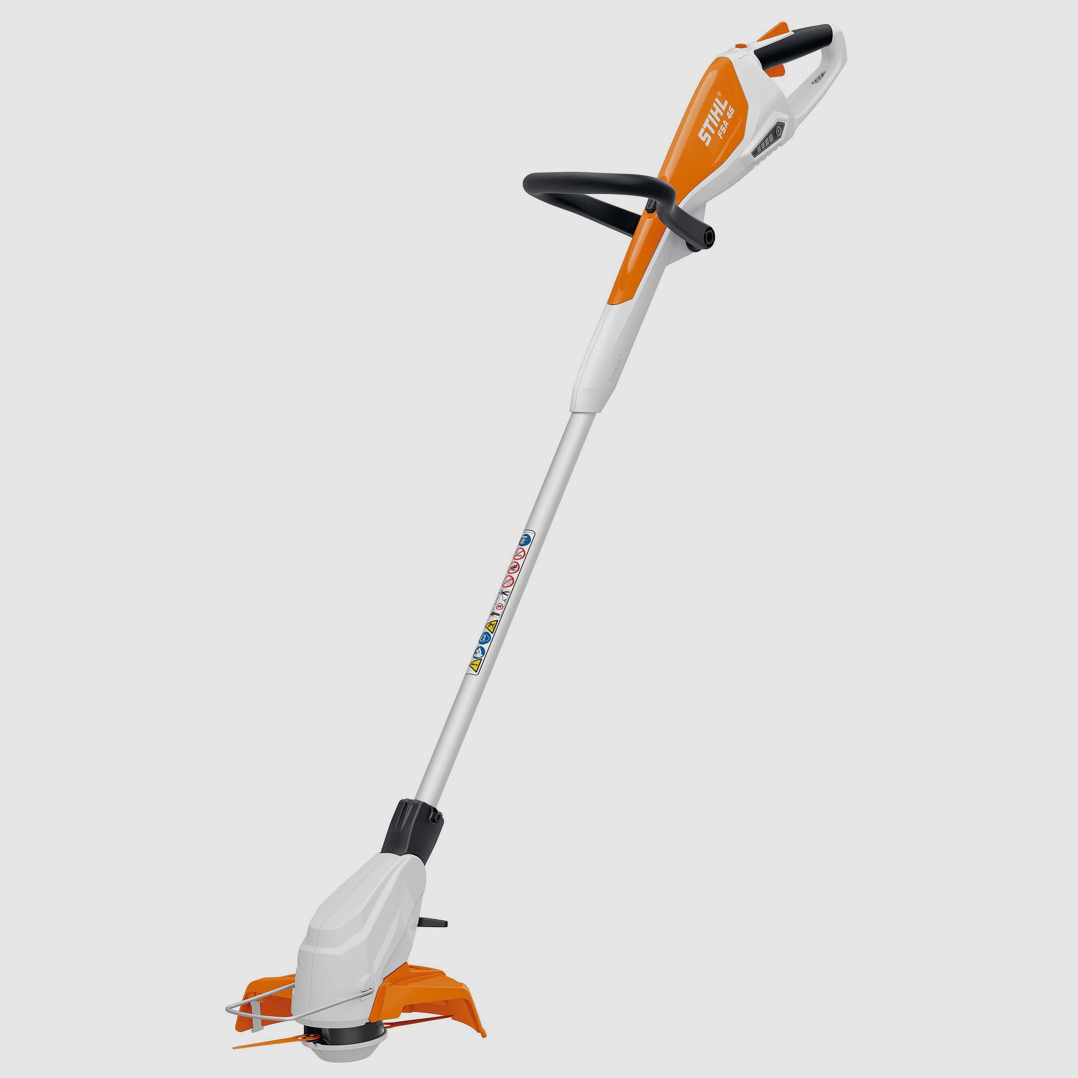 Stihl battery-powered brushcutter FSA 45 with integrated battery