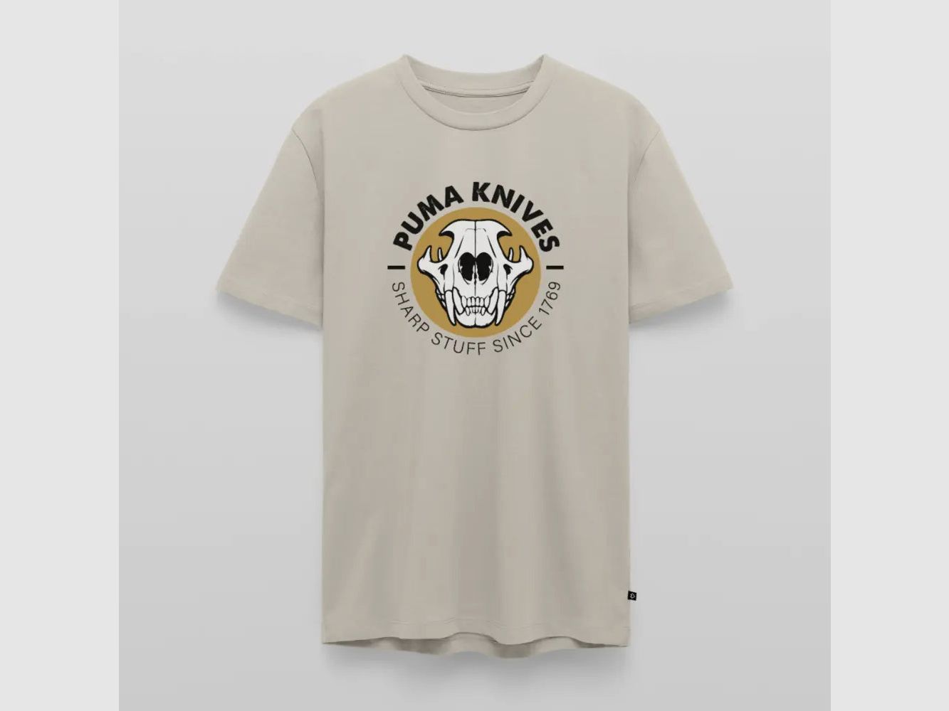 PUMA Men’s Premium T-Shirt "Skull Frontal Sharp Stuff"