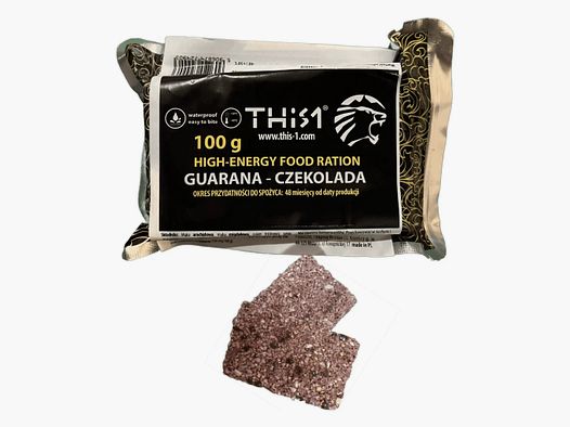 THIS 1 THIS 1 Riegel Survival Bar Schokolade/Guaraná