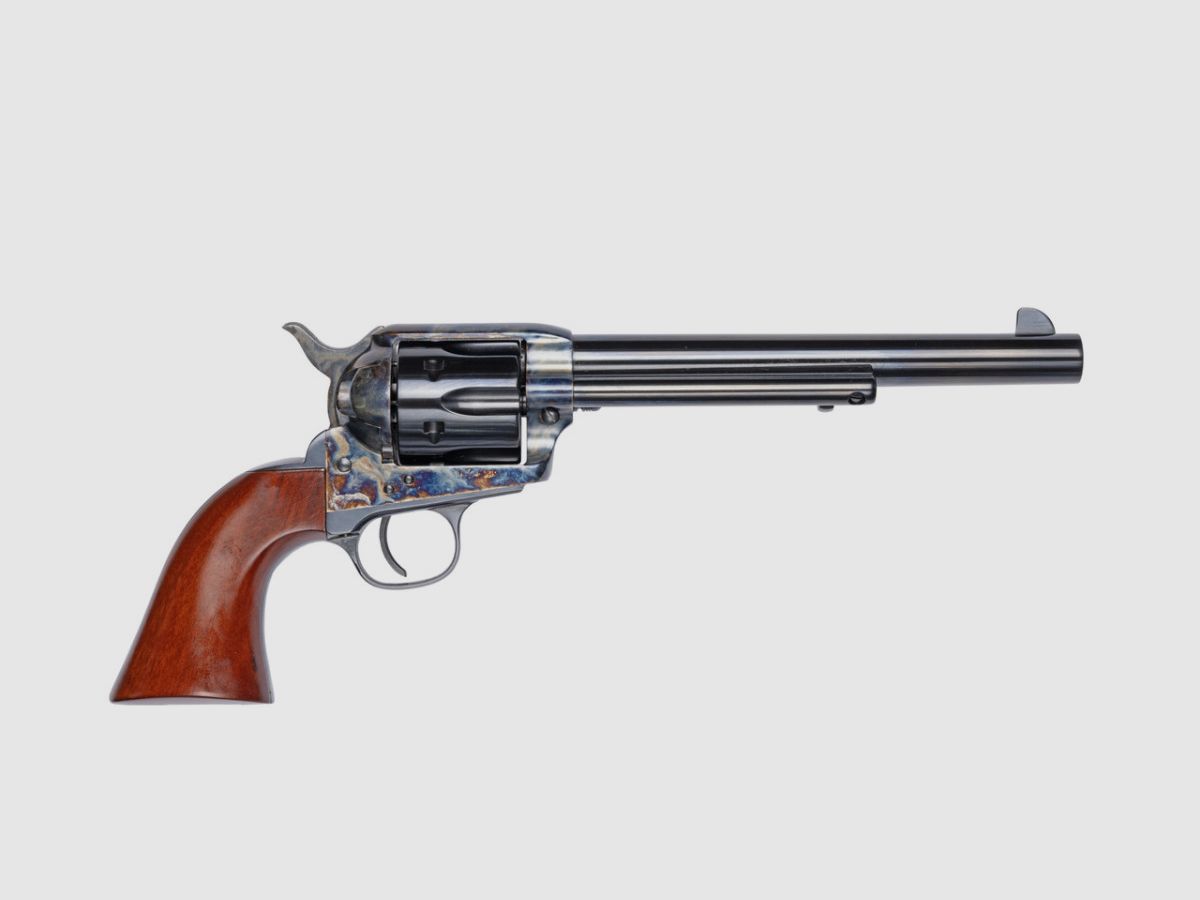 REV UBER 1873 CATTLEMAN .QD .357M 7,5" NEUES MODELL BLAUES STAHL, Bild 19 von 20