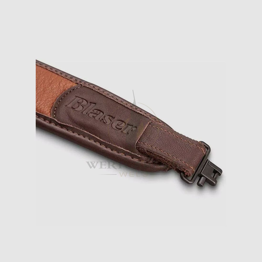 Blaser Cinghia in Pelle per Fucile Marrone, immagine 2 di 3