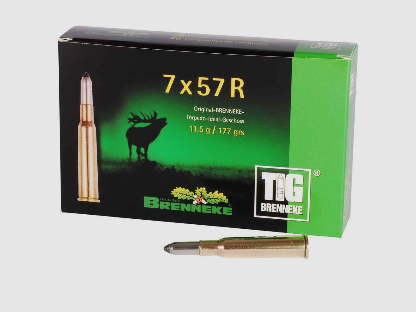 7x57 R TIG 11.5g/177grs. Brenneke