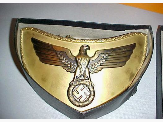 Gorget original del NSDAP de la Segunda Guerra Mundial
