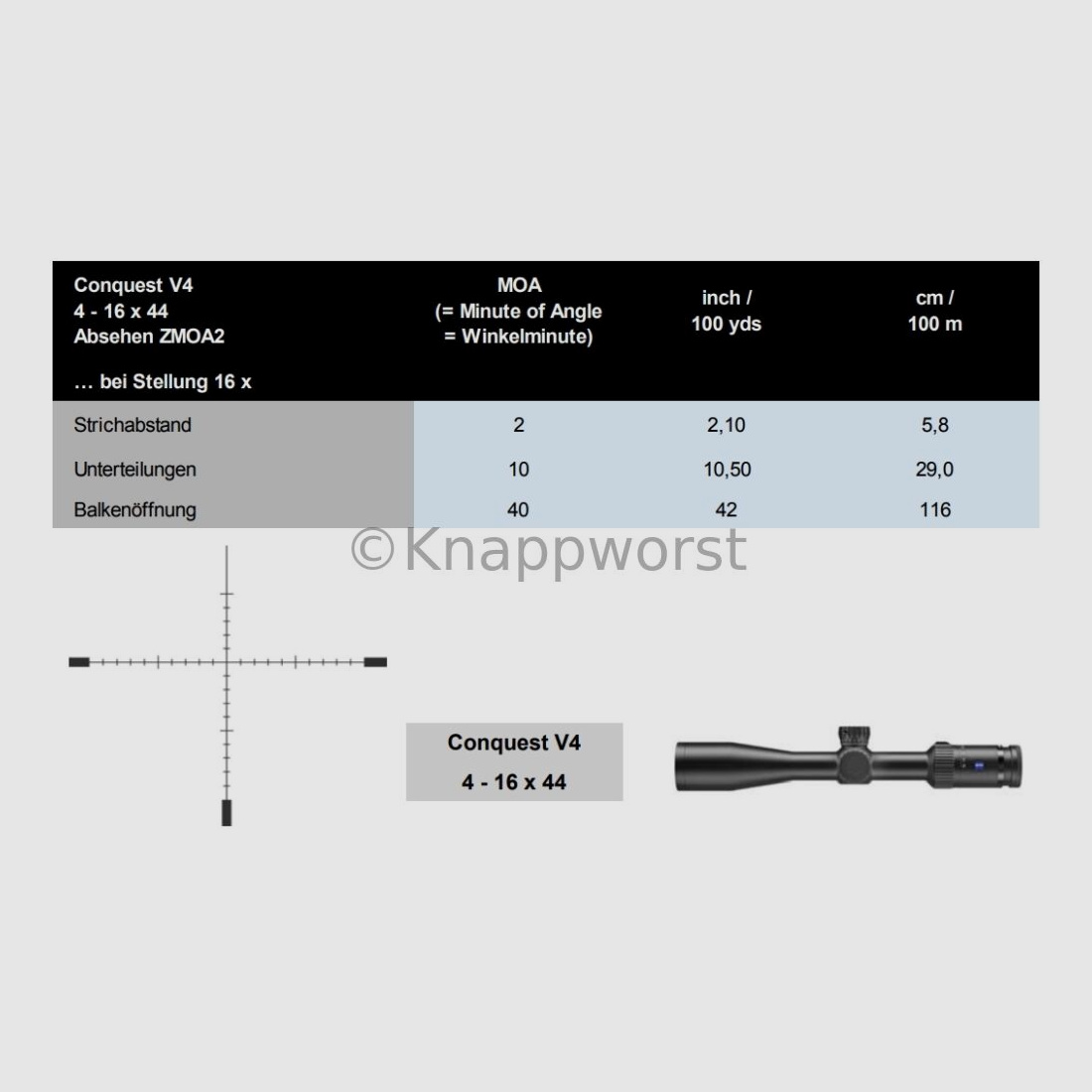 Zeiss Zeiss Conquest V4 4-16x44