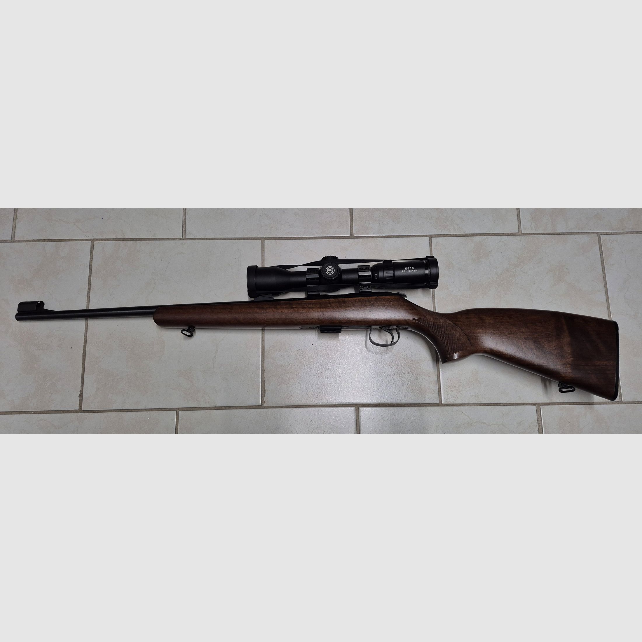 CZ 455 Repetierbüchse luxus .22lr mit GECO Zielfernrohr 1,7-10