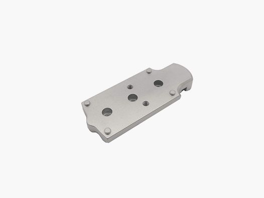 Docter Sight/Noblex mounting plate for S&W revolver silver