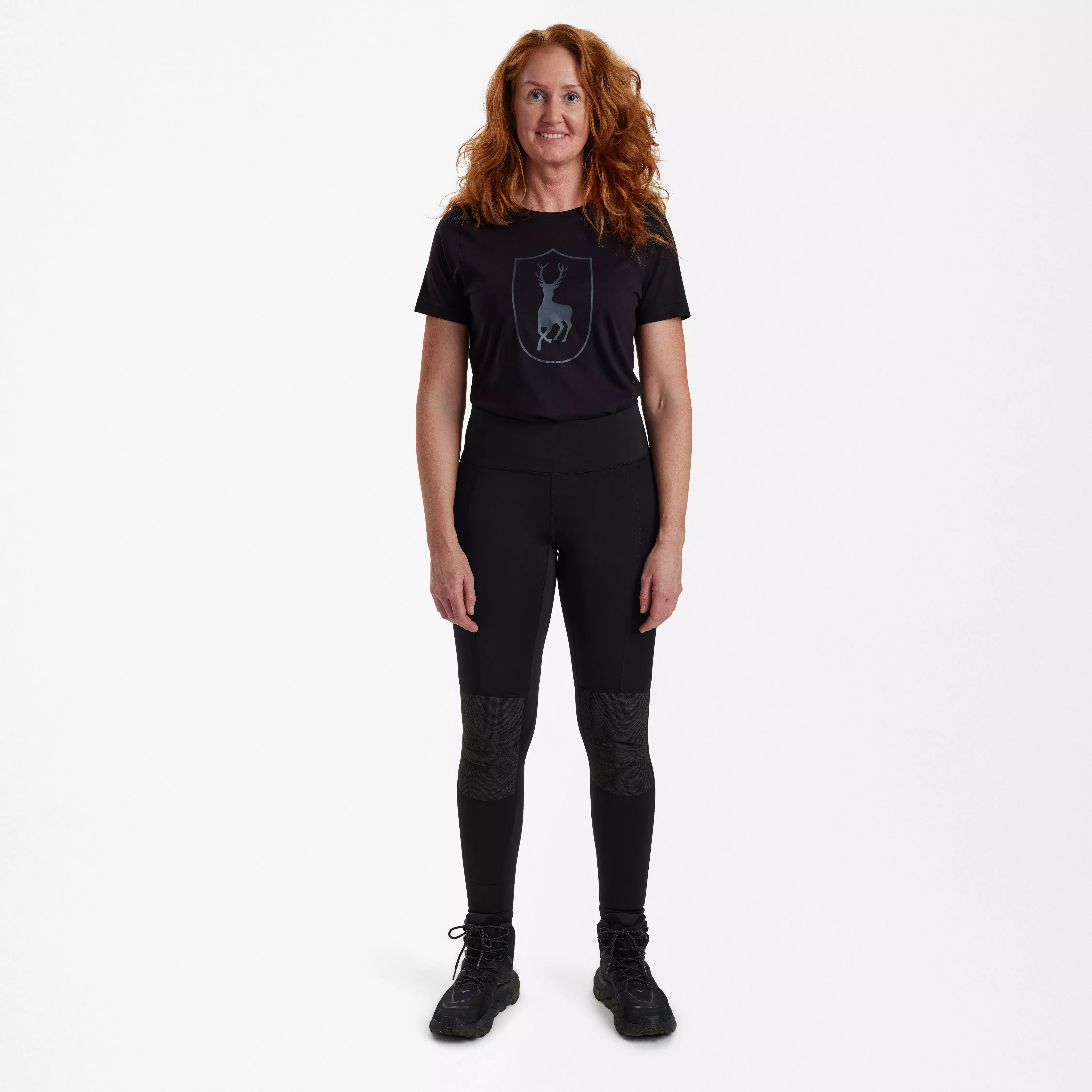 Collant da donna con rinforzo - Black, immagine 3 di 5