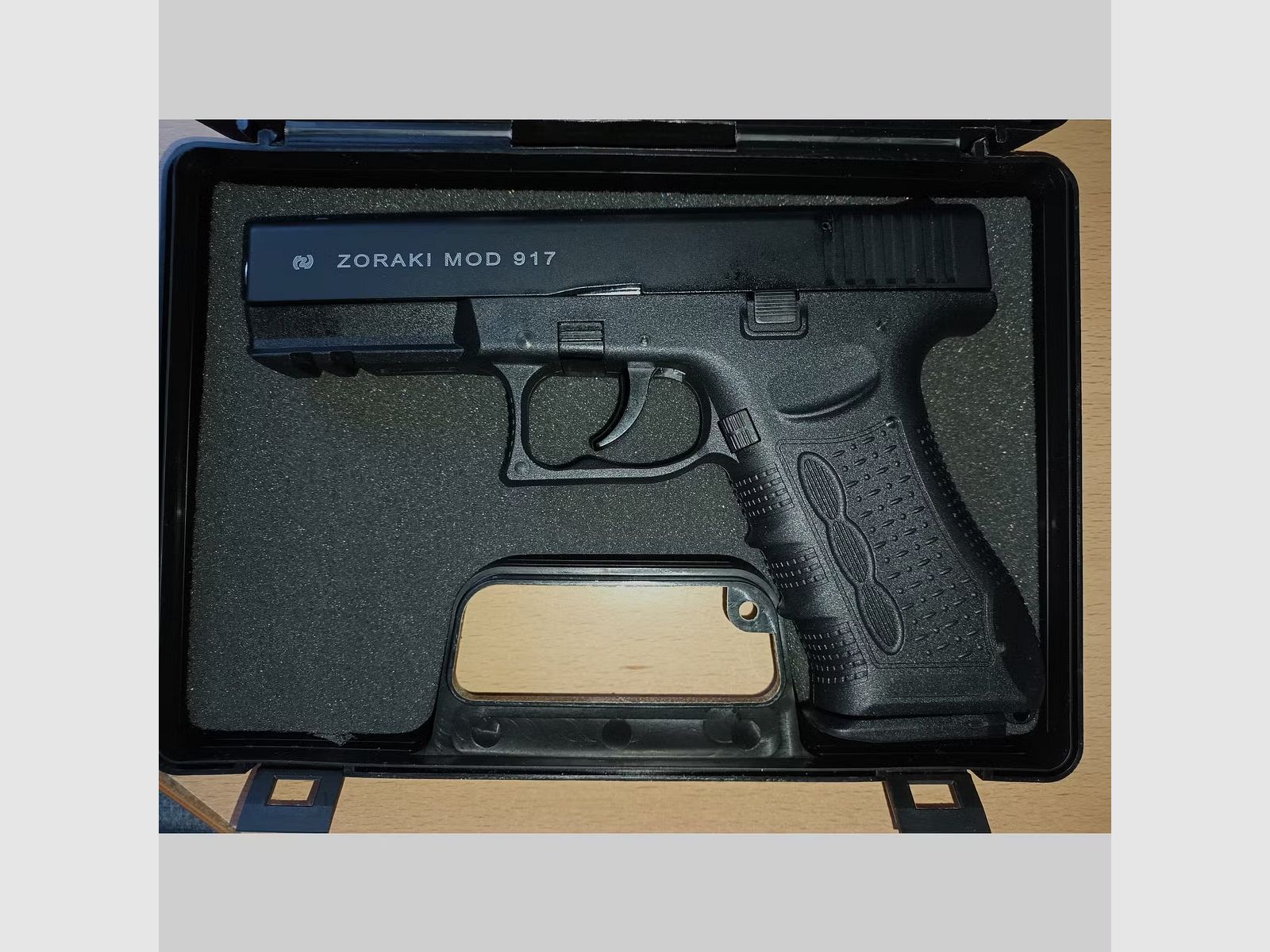 Zoraki Modell 917 brüniert - chrom, Kaliber 9 mm P.A. (P18) 