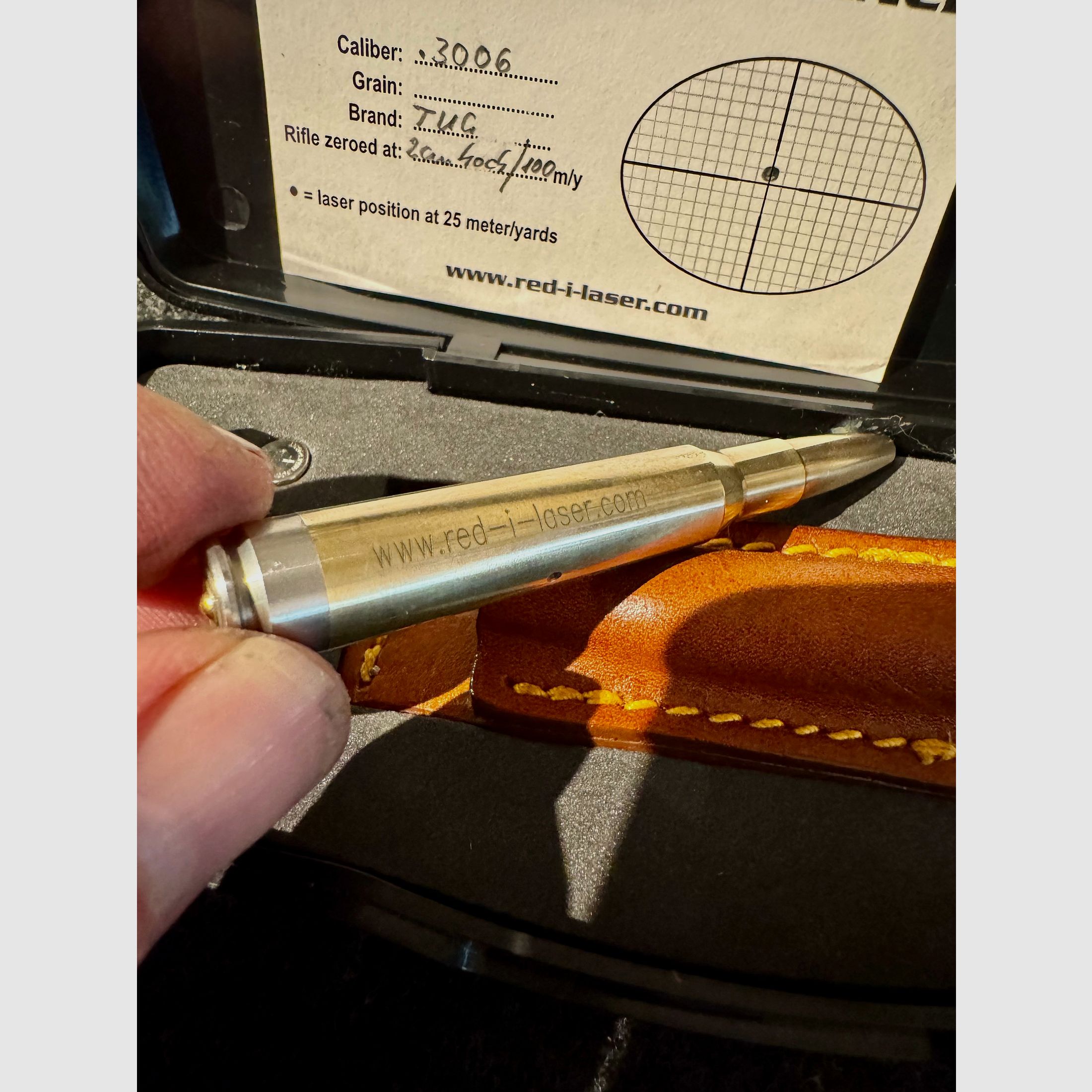 Red-I Bore Sight Laser Sighting Aid, Caliber 30-06 Springfield