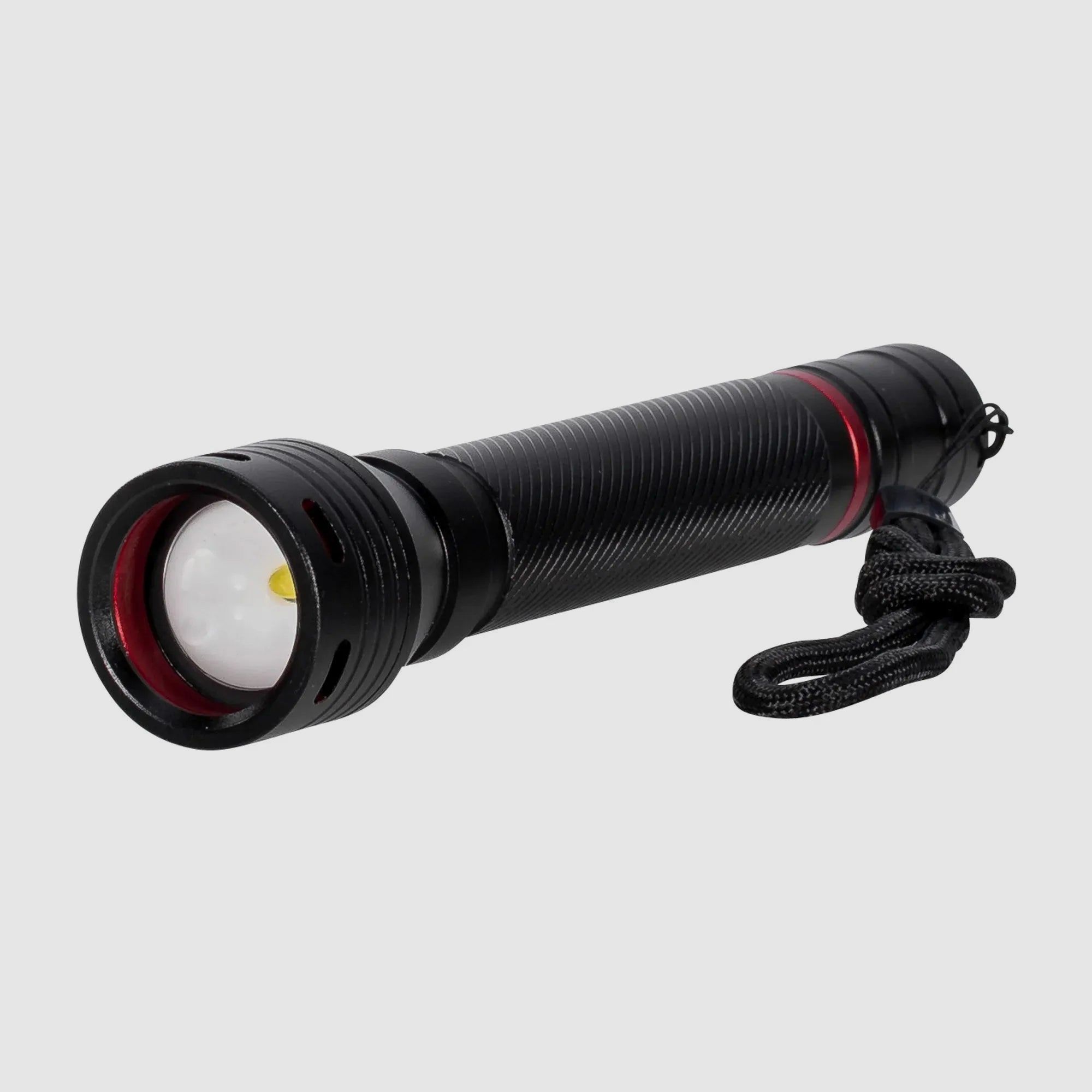 KH Security Taschenlampe Uberlux mit Zoom 180 Lumen schwarz