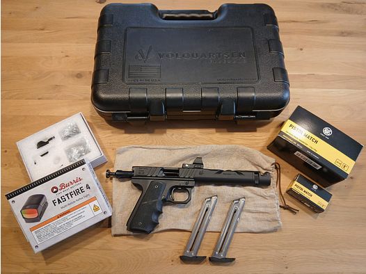 Volquartsen Scorpion-X 6" (.22lr) incl. Burris Fastfire 4 & 600 rounds RWS (not Ruger)