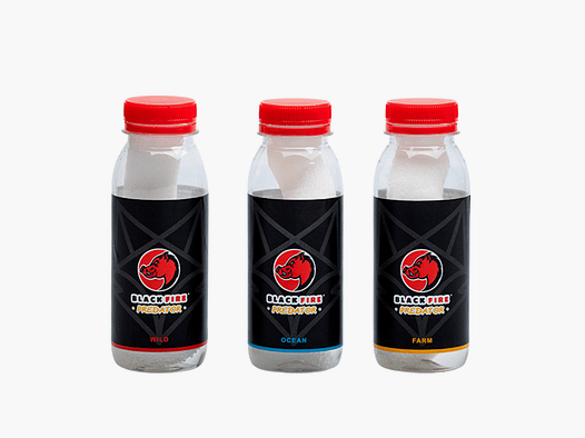Pack de 3 botellas de aroma Black Fire Predator