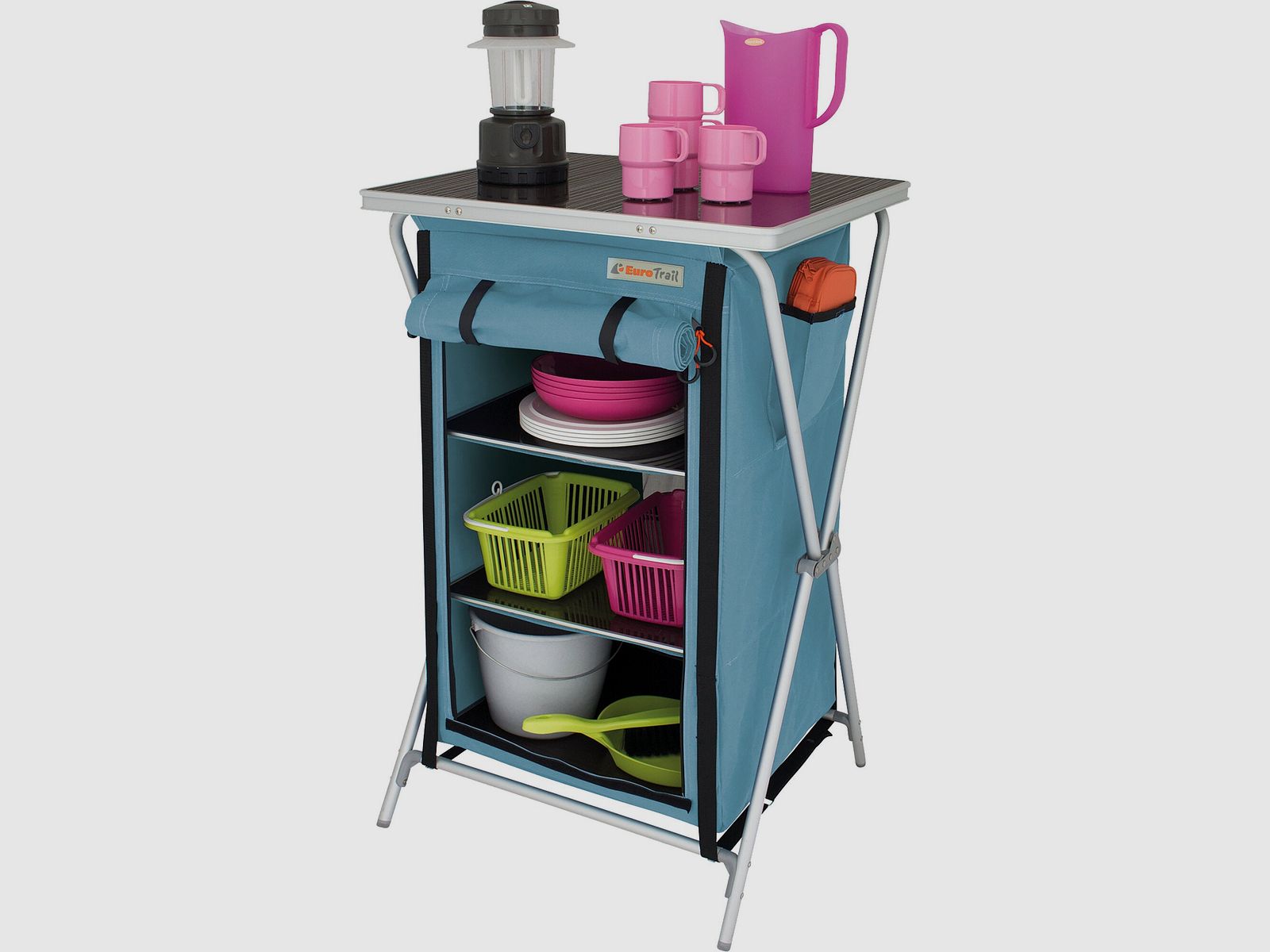Campingschrank, lichtblauw, Aubenas, afbeelding 1 van 4