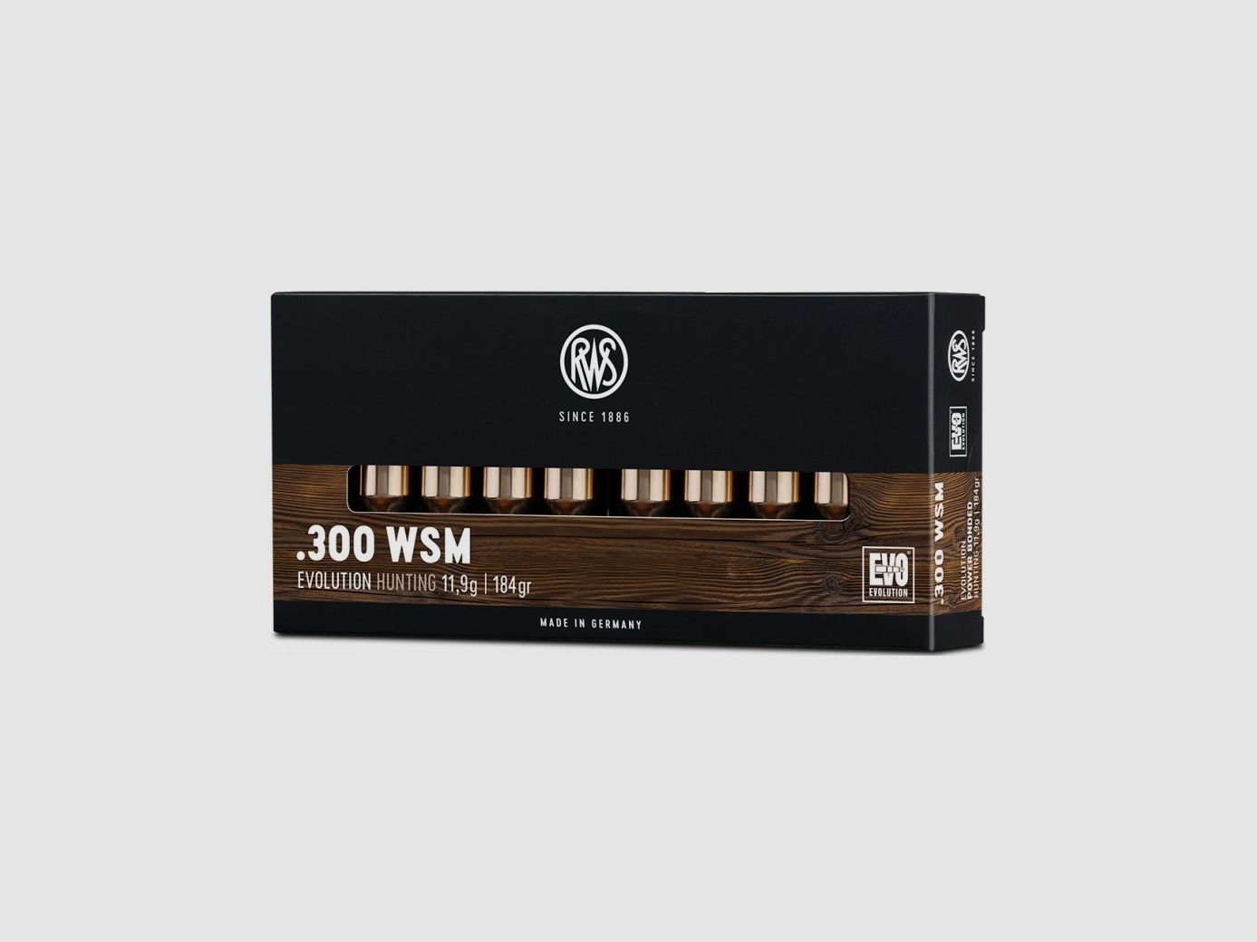 Patrone RWS EVO Kal.300 WSM 184GR 11,9 G Schachtel mit 20