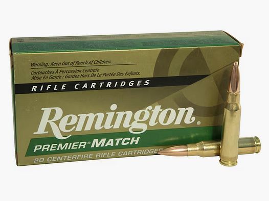 Remington Premier Match .308 Win. 168GR BTHP 20 Patronen