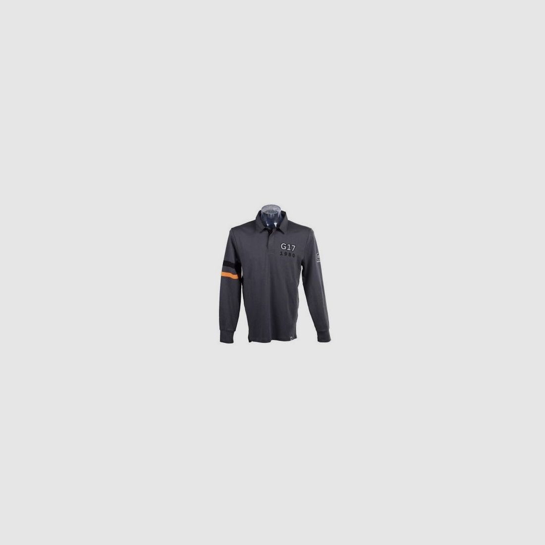 GLOCK SHIRT RUGBY HOMBRES SF GRIS G17, imagen 4 de 4