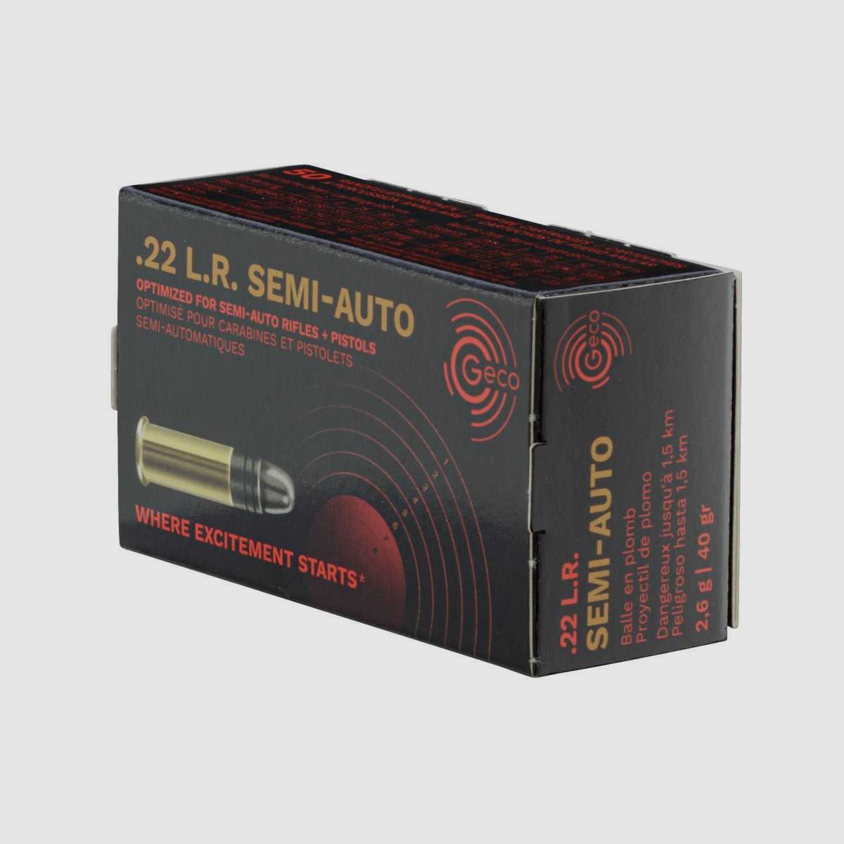 Patronen 22lr Geco Semi-Auto Schachtel mit 50 Patronen, Bild 5 von 5
