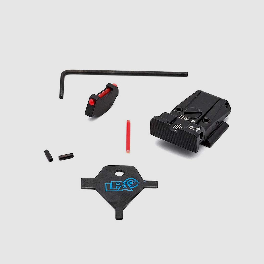 LPA SPR85RU7F Einstellbares Visier Set für Ruger P85, P89, Bild 1 von 3