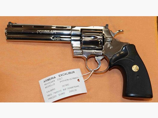 Revólver Colt Modelo Python Ultimate Calibre .357 Magnum Sport