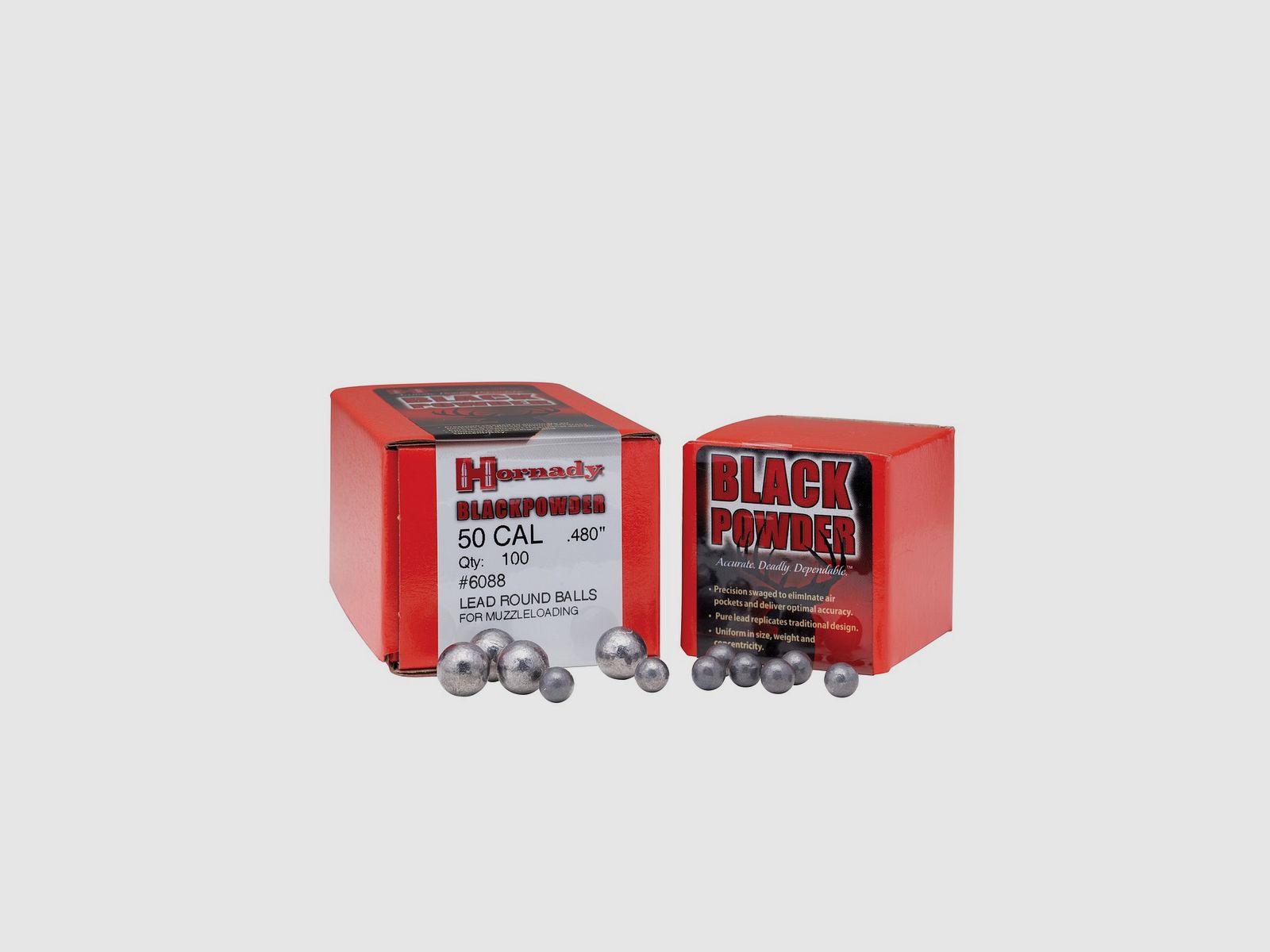 Hornady ROUND LEAD BALLS .53/.520 – 100 Stk.