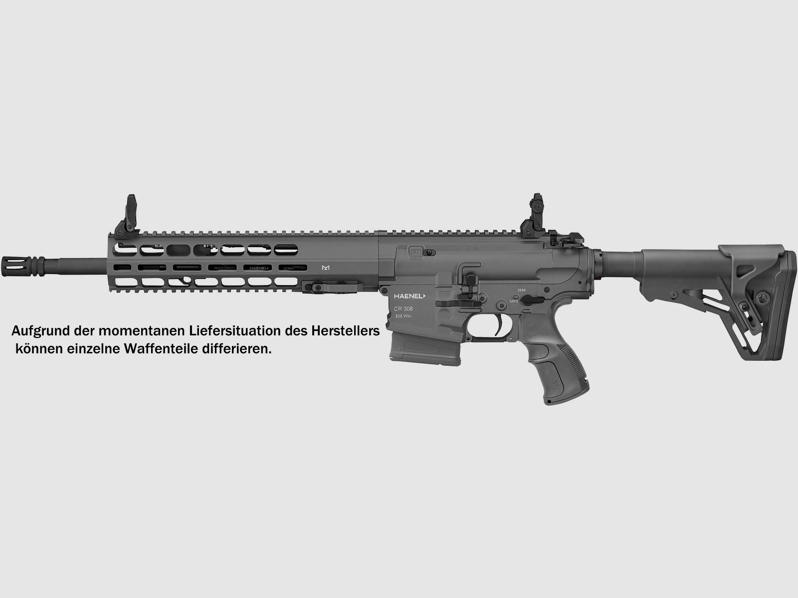 Haenel CR 308 M-LOK handguard 16.65", direct trigger 2835N, caliber .308 Win.