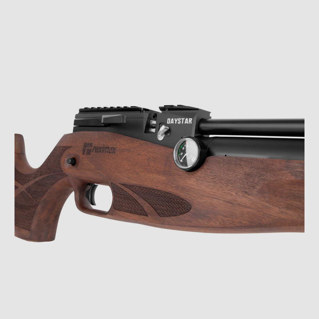 reximex Daystar PCP Gewehr Holz 4,5 mm Diabolo Walnuss