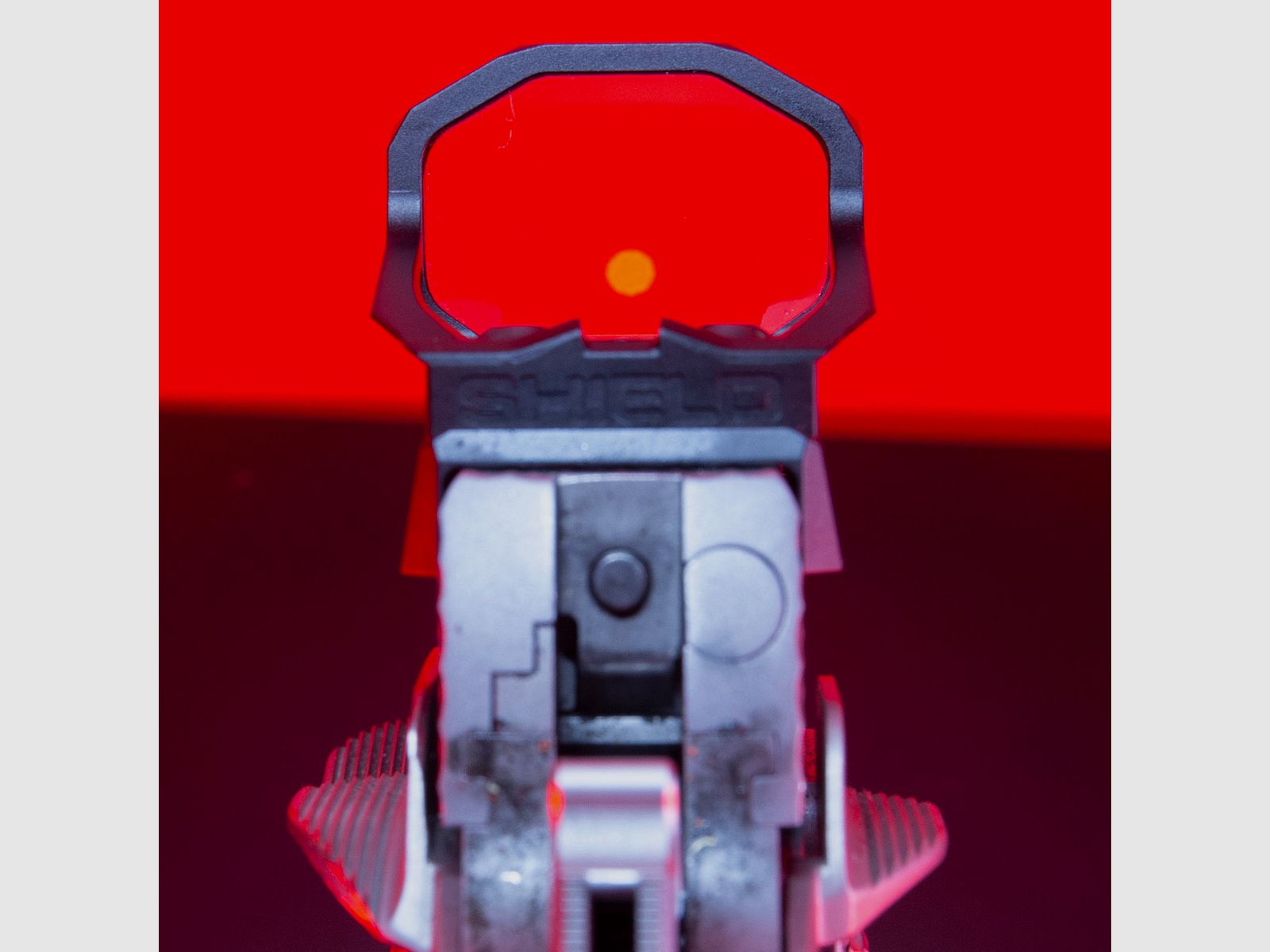 SHIELD Reflex Mini Sight XL Lens (RMSx) Celownik Czerwony – 65-MOA Okrąg / 2-MOA Punkt – Matowy Czarny