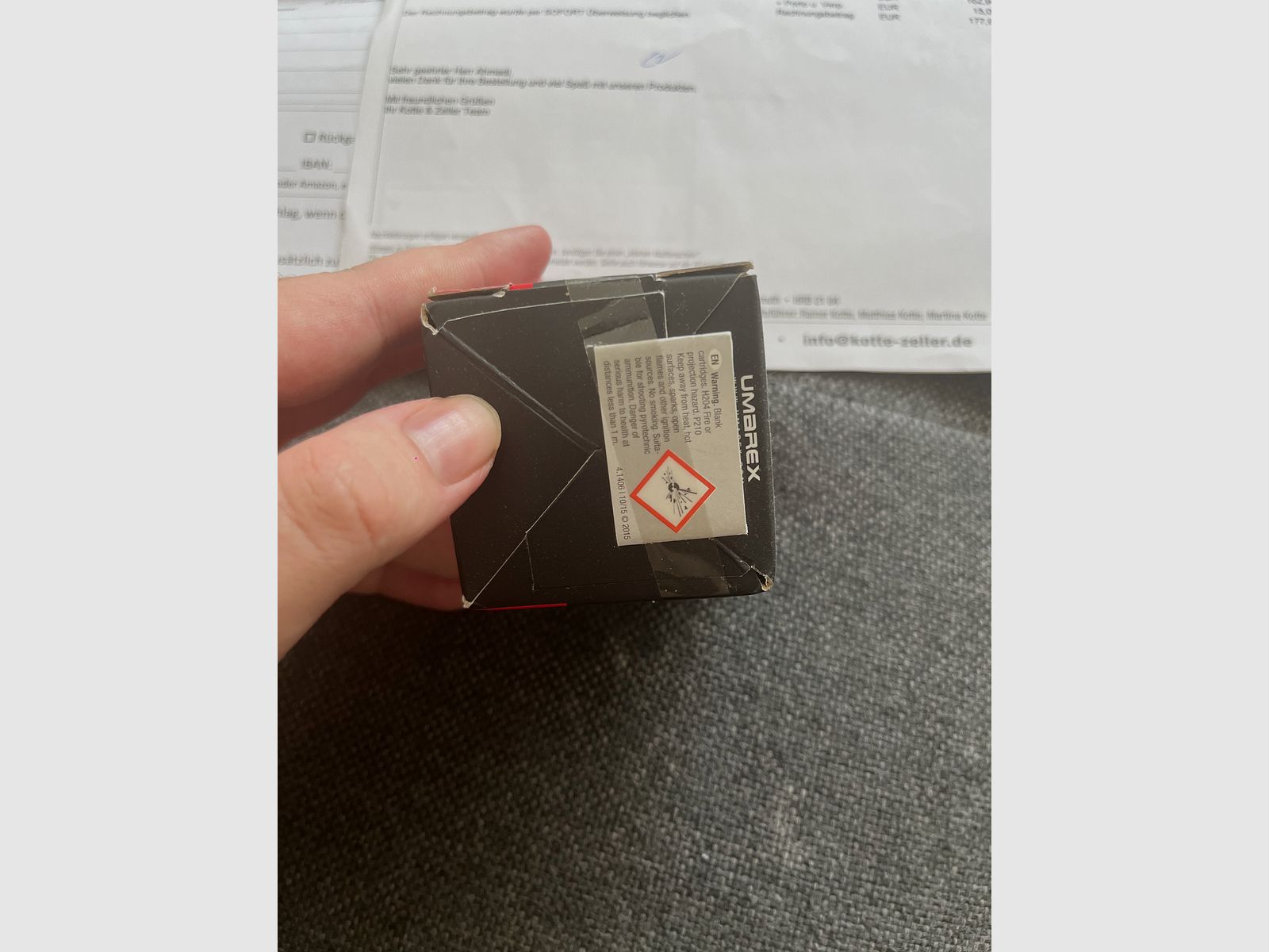 Unused Zoraki 906 gas signal pistol