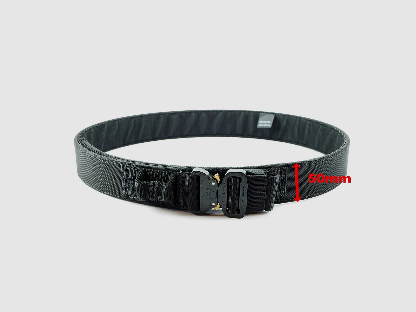Cintura di servizio BIANCHI 7216 Accumold con chiusura Cobra 50 mm
