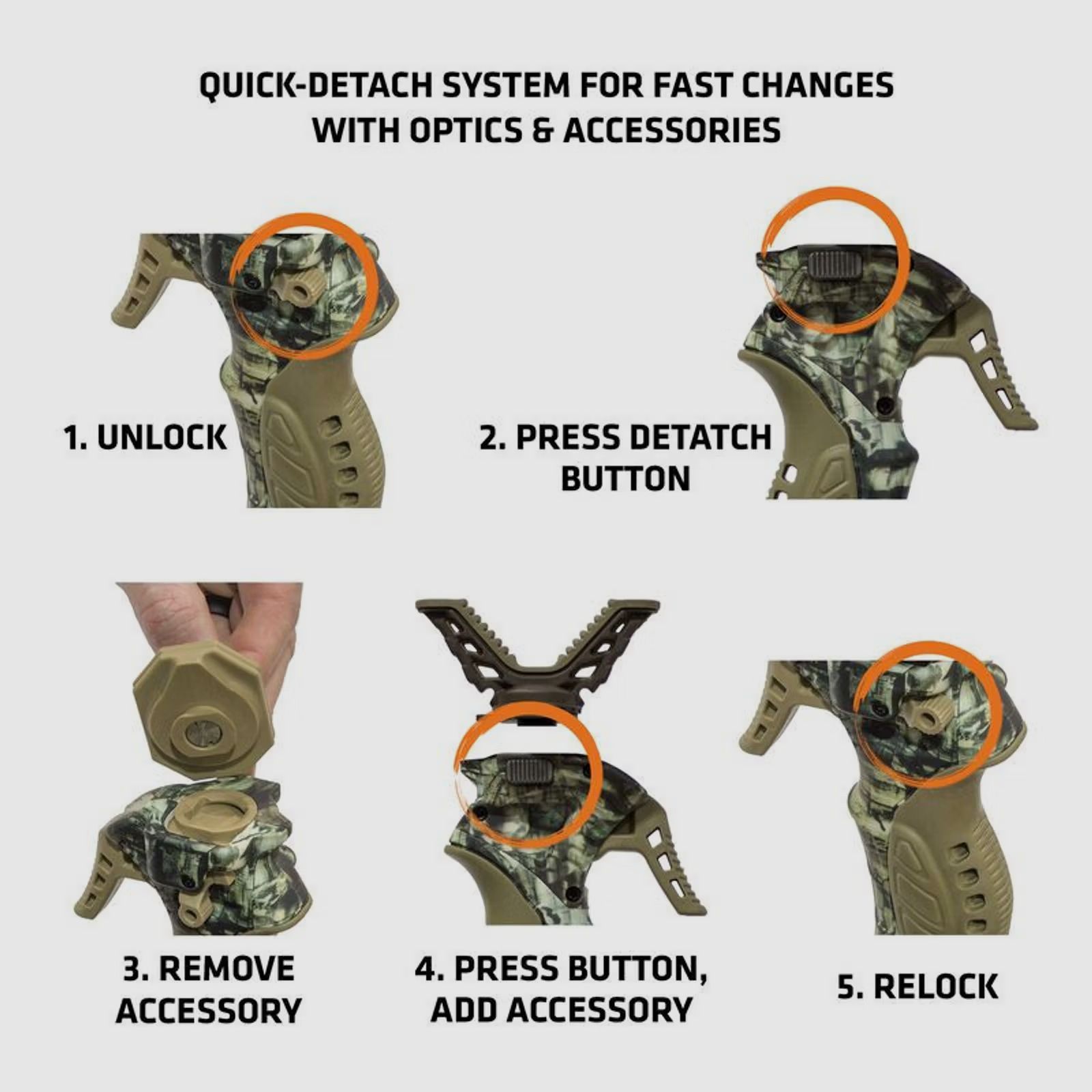 Primos Trigger Stick Gen3 Tripod Long, image 5 sur 5