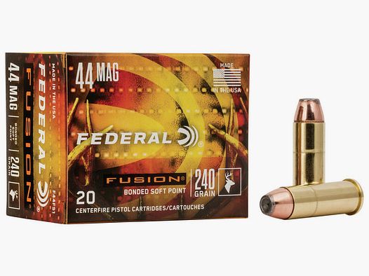 Federal Fusion .44 Rem. Mag. 240GR SP 20 cartucce