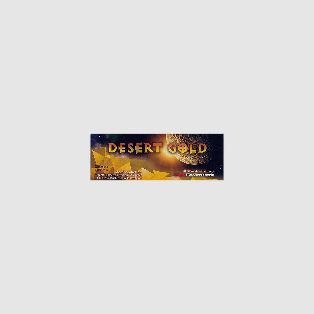 Desert Gold 20er Goldglitter + grünes Buketts