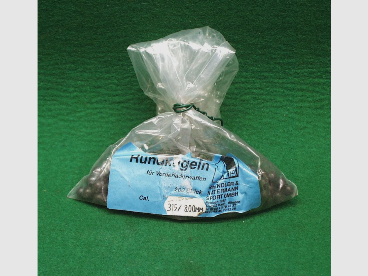 H&N Spezial-Rundkugeln Kal.315