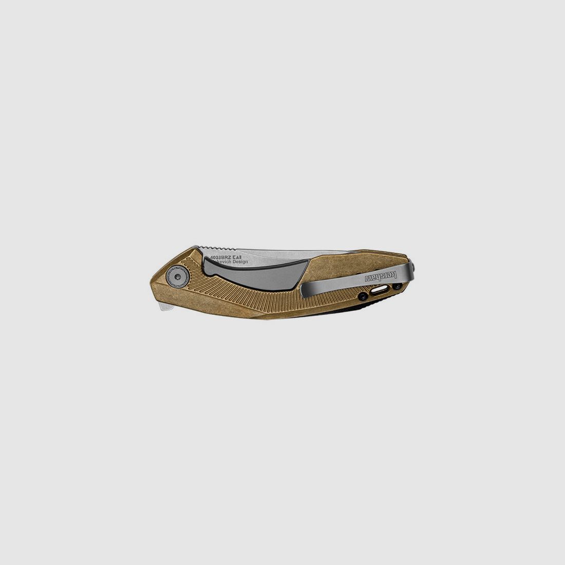 Kershaw Tumbler Klappmesser Klinge 83Mm Griff Messing - KW4038BRZ, Bild 1 von 2