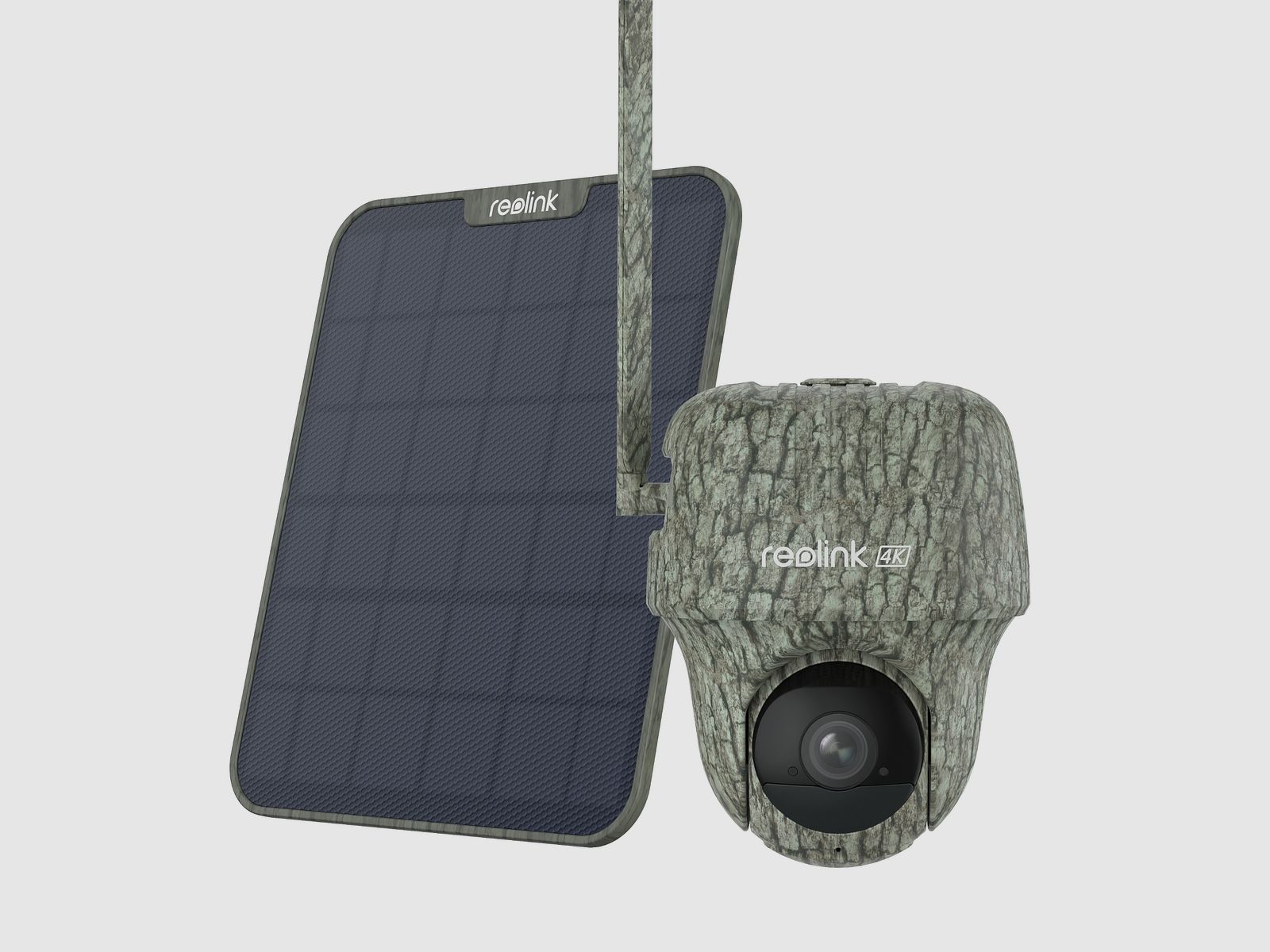 Reolink Go Ranger PT mit Solarpanel 4K 4G LTE Wildlife Camera mit 360 Grad Sicht