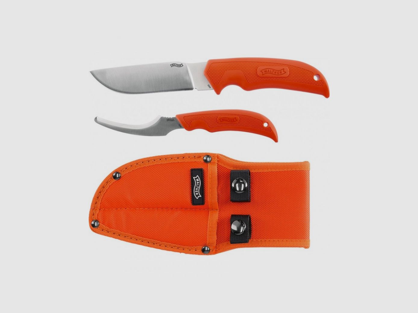 Juego de cuchillos de caza Walther Hunter 3 - naranja