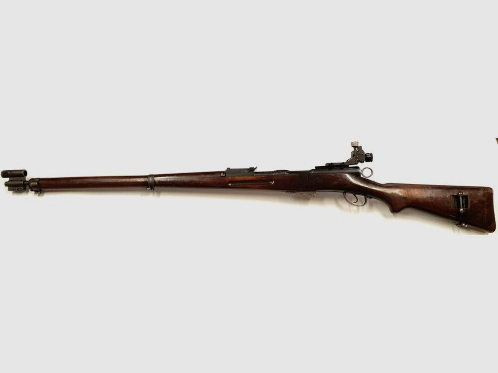 Fabryka broni w Bernie Szwajcarska karabinek G1911 z diopterem i muszką