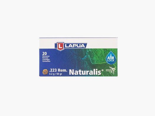 Lapua Naturalis 3,2g / 50gr 20 strzałów .223Rem
