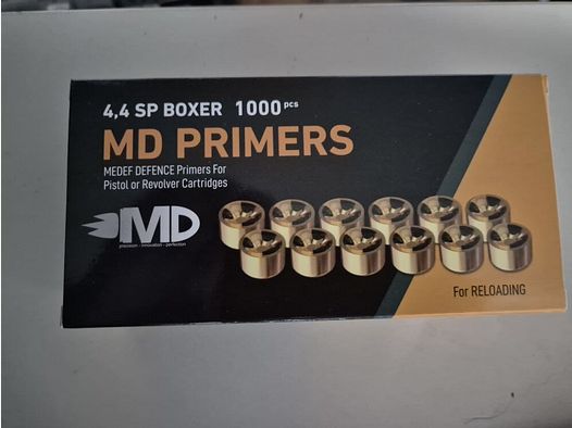 MEDEF DEFENCE Pequeña Pistola 4,4 Boxer 1000 piezas