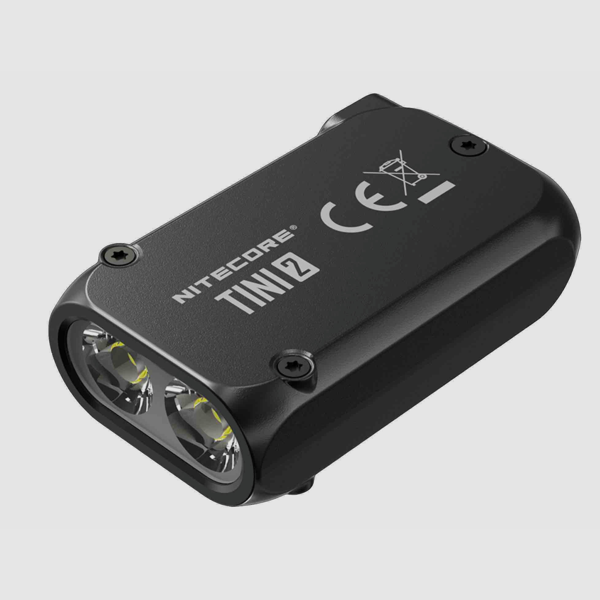 Nitecore TINI2 black LED flashlight 500 lumens