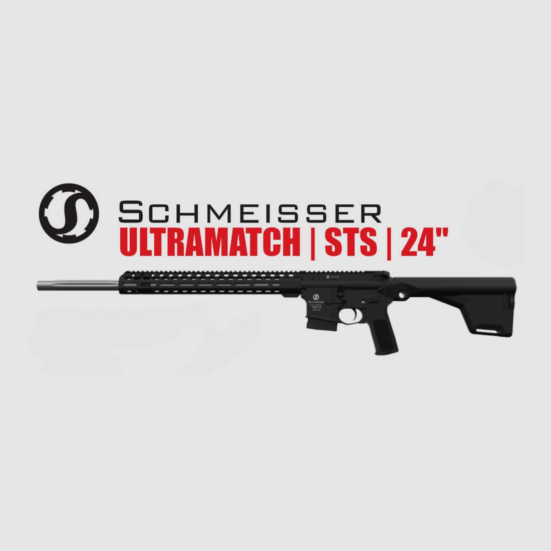 SCHMEISSER AR15 ULTRAMATCH STS 24″ Halbautomatische Büchse 223Rem Präzisionsgewehr sofort verfügbar UVP: 2348€
