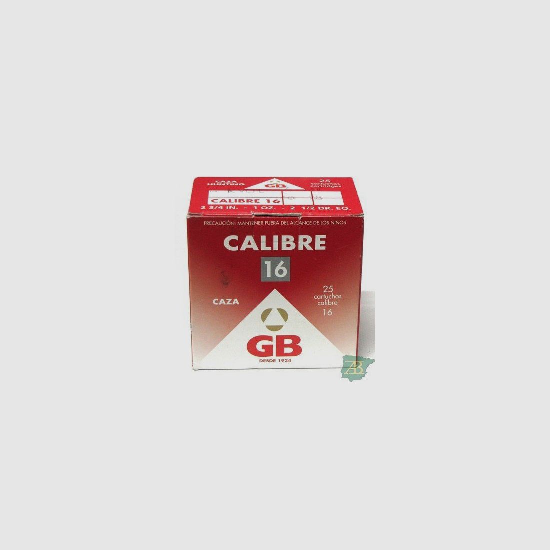 CAJON CARTUCHOS GB CAL. 16 28GR