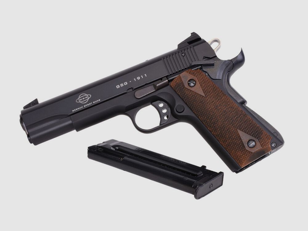 GSG German Sport Guns 1911 STANDARD Braune Griffschalen