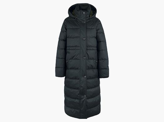 BARBOUR Abrigo acolchado Herring Olive Prince Of Wales Check