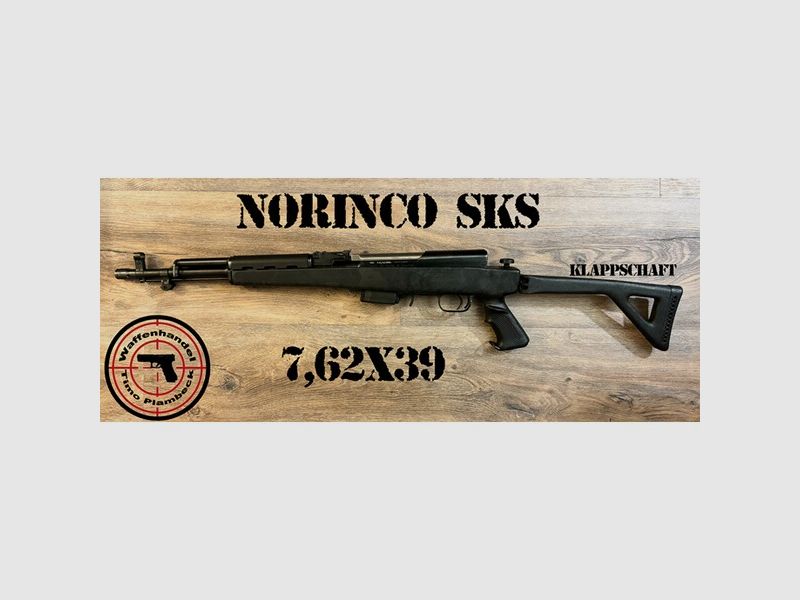 halbautomtiche Büchse  NORINCO SKS  im Kaliber 7,62x39  mit Klappschaft