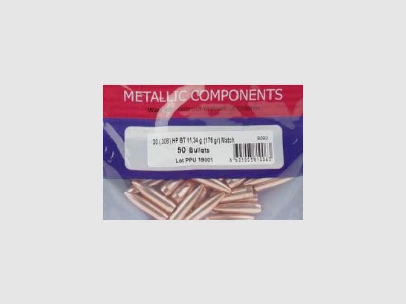 PPU Bullets .30 / .308 Match 175 gr (11.34 g) HPBT B-593