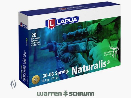 Lapua Naturalis 11,0g - 169gr. .30-06Spring